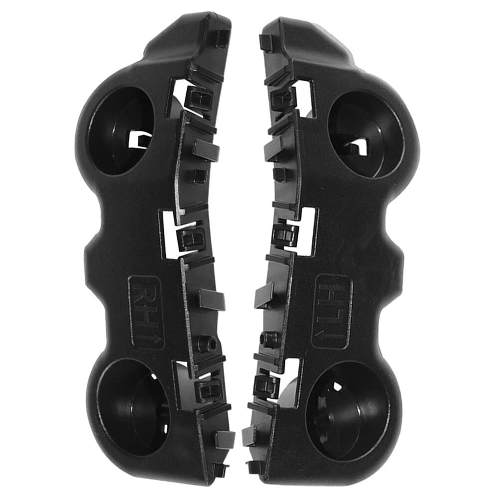 2Pc For 2017-2020 Kicks Left Right Front Bumper Retainer Support Bracket Black