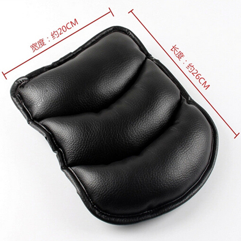 1Pcs Car Black Center Armrest Console Box Soft Pad Cover Cushion Protector Mat