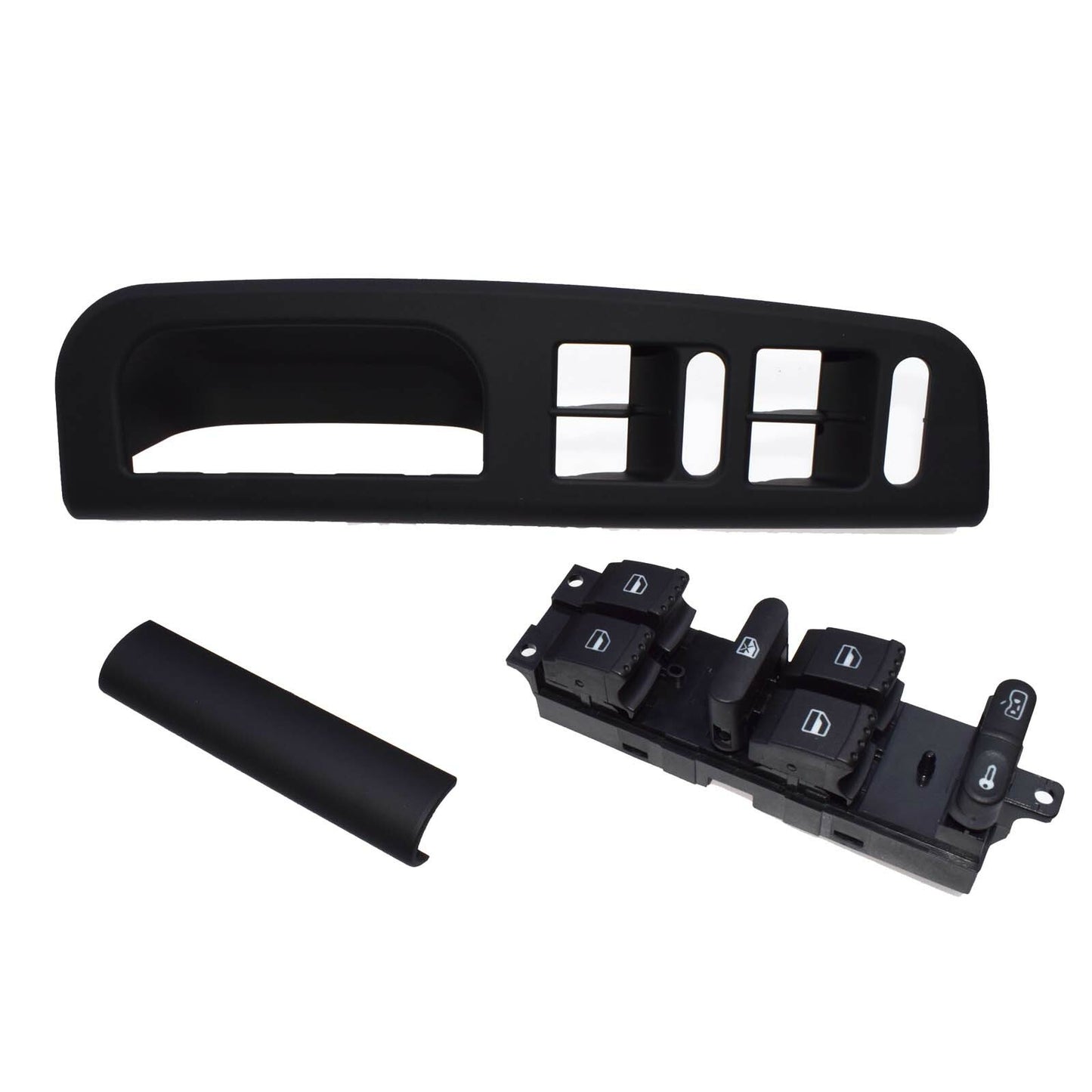 Black window main switch panel bezel handle trim for MK4 for Jetta for Golf Package 3- n