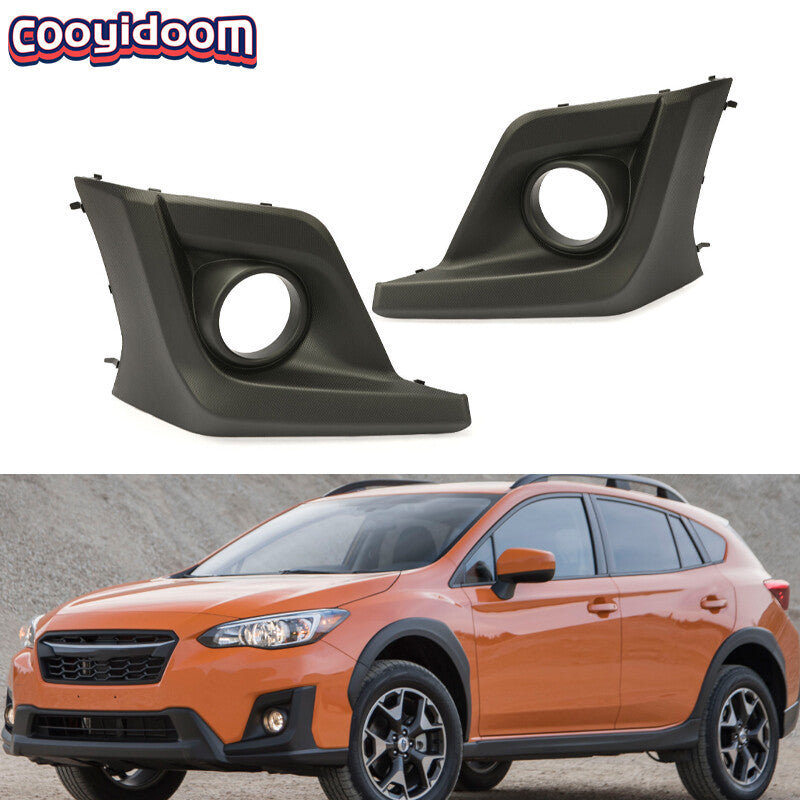 Left Right Front Fog Light Lamp Bezel Cover for Subaru Crosstrek 2018-2020
