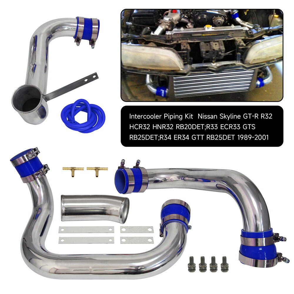 Intercooler Piping Kit for Nissan Skyline R32 R33 RB25DET R34 RB25DET 89-01 BL