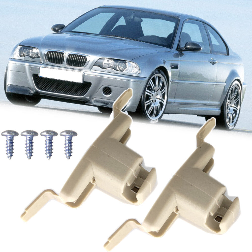 2x car holder sun visor mount for BMW 3 5 7 Series E46 E38 E39 X5 E53