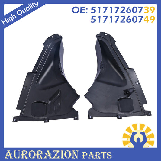 A pair of front left and right lower fender liners for 2012-2016 328i 12-15 335i- n