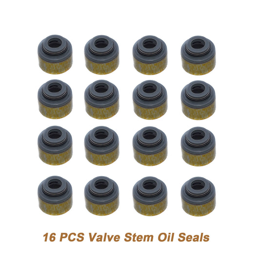16-piece pack of brand new engine valve stem oil seals for 93-02 for Hyundai Scoupe 2222423500- n