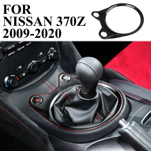 Carbon Fiber Indoor Central Control Panel Cover Trim Fit for Nissan 370Z