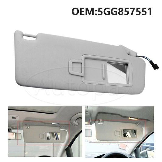 Front Sun Visor Panel W/Makeup Mirror for Jetta for Golf 7 MK7 T-Cross for Passat B8 NEW