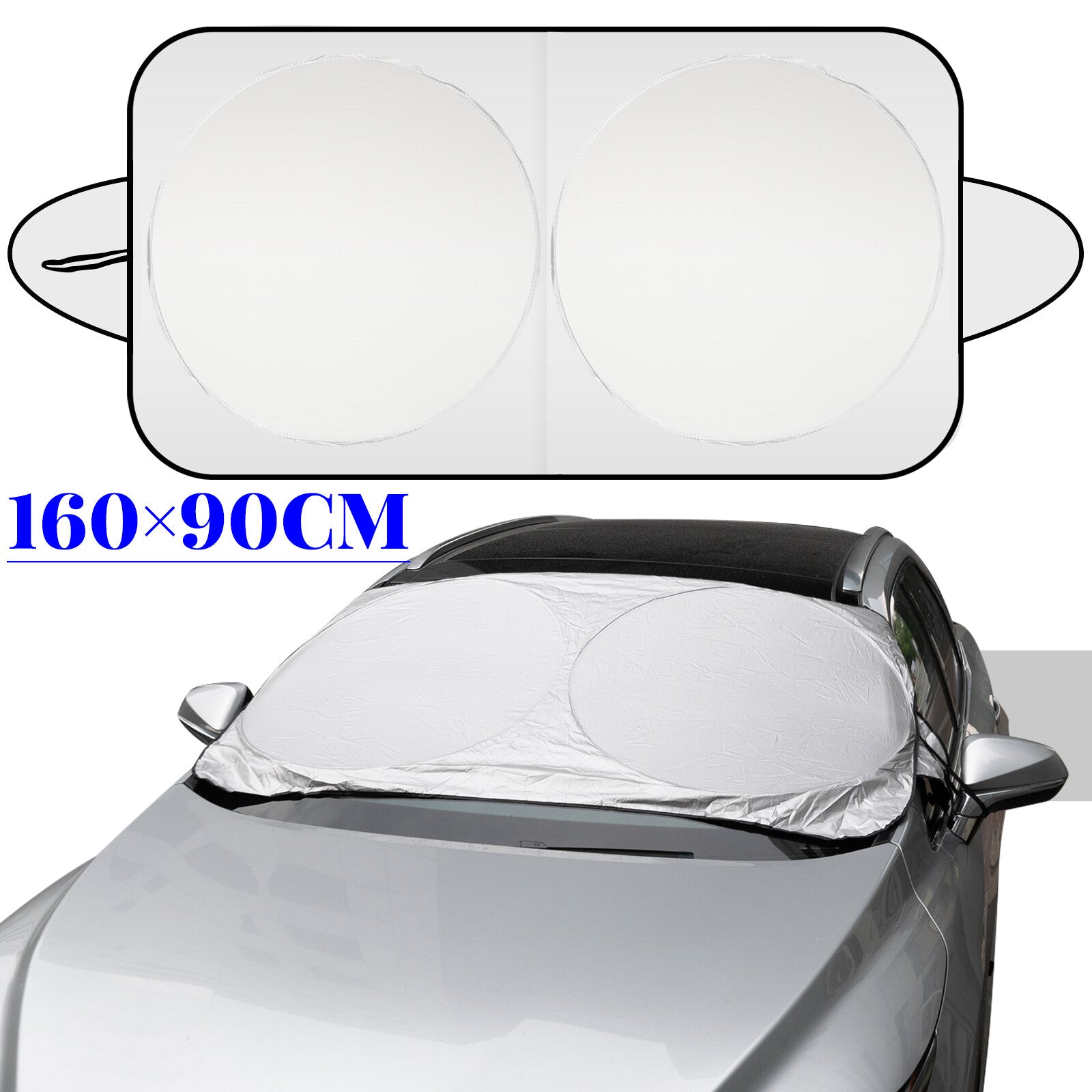 Large Car Sun Shade Visor Windscreen Sunshade Van Screen Cover Protector Cooler