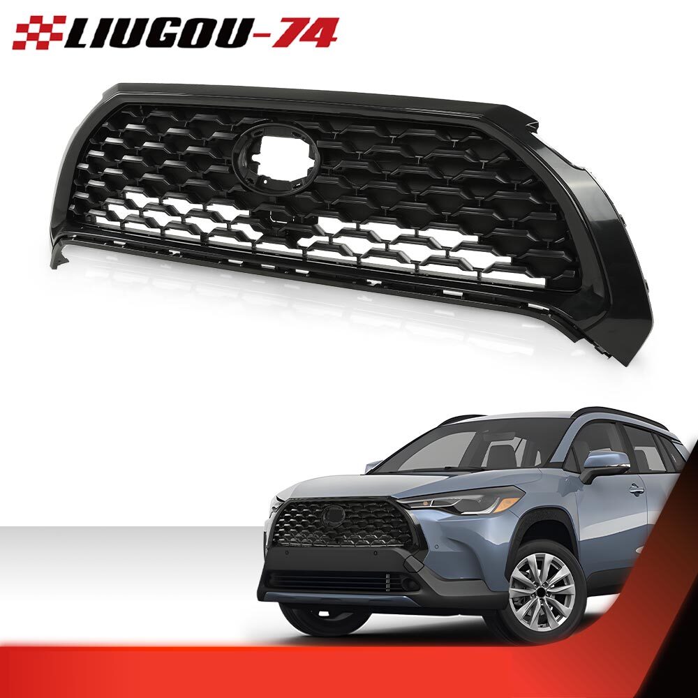 Fits 2022 2023 for Corolla Cross Front Bumper Cover Grille Mesh Grill - v