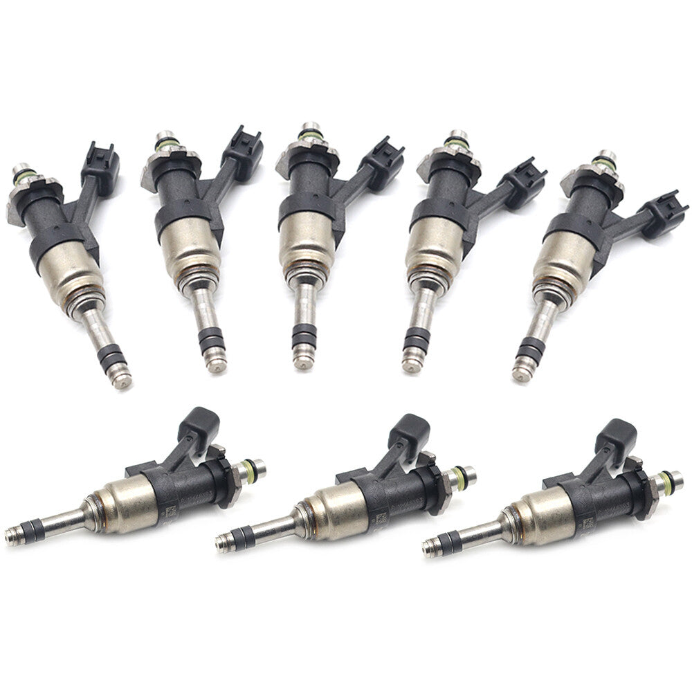 (8) Fuel injectors suitable for General Motors for GMC for Cadillac Camaro SS 6.2L 2014-18 12668393- v