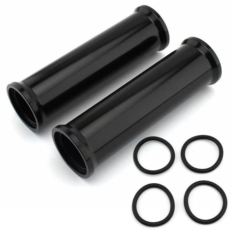 Black upper fork front shock absorber protective sleeve for Harley Sportster 2000-2021 - n