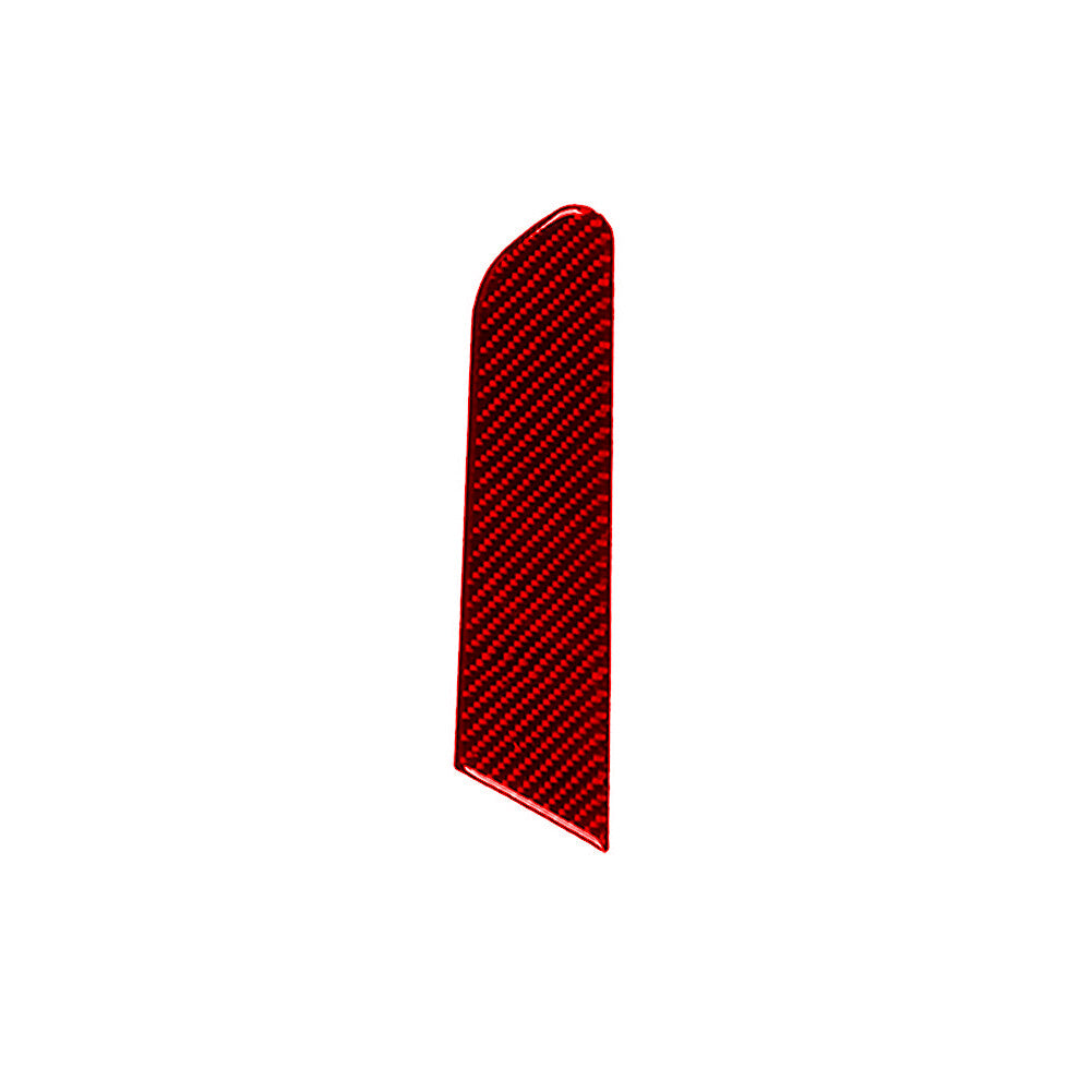 Red for Toyota Tacoma 2016-2022 Carbon Fiber Interior Rear Door Panel Cover Trim