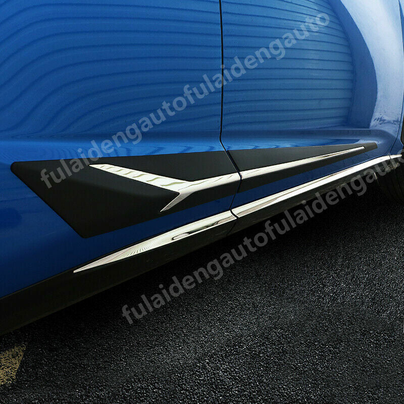 for Lexus NX200t 300h 15-21 black Chrome Side Door Body Guard Molding Cover Trim