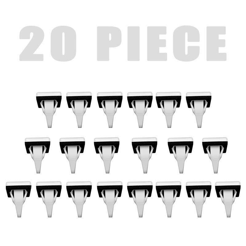 20 Trim Grommet Nylon Retainer Clip for Mitsubishi Side Skirt Body Molding Trim
