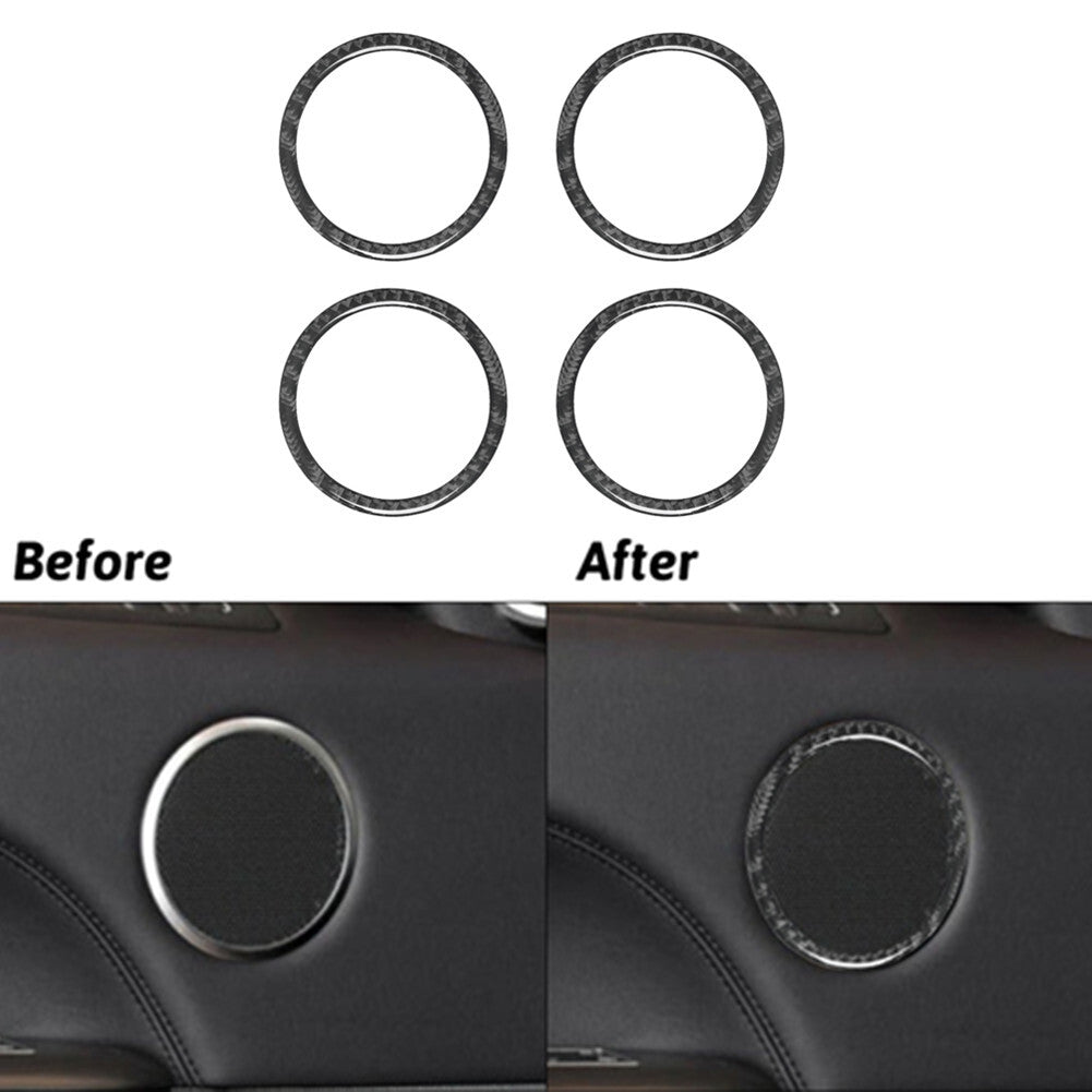 2X Gear Shift Trim Strip Cover Panel Carbon Fiber for CADILLAC CTS SPORT 2008-UP v