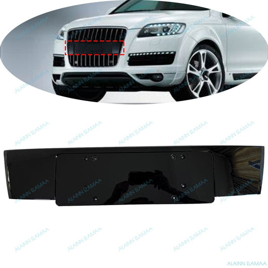 Front Bumper Grille License Plate Holder for Audi Q7 2007-2015 4L0807285A Q