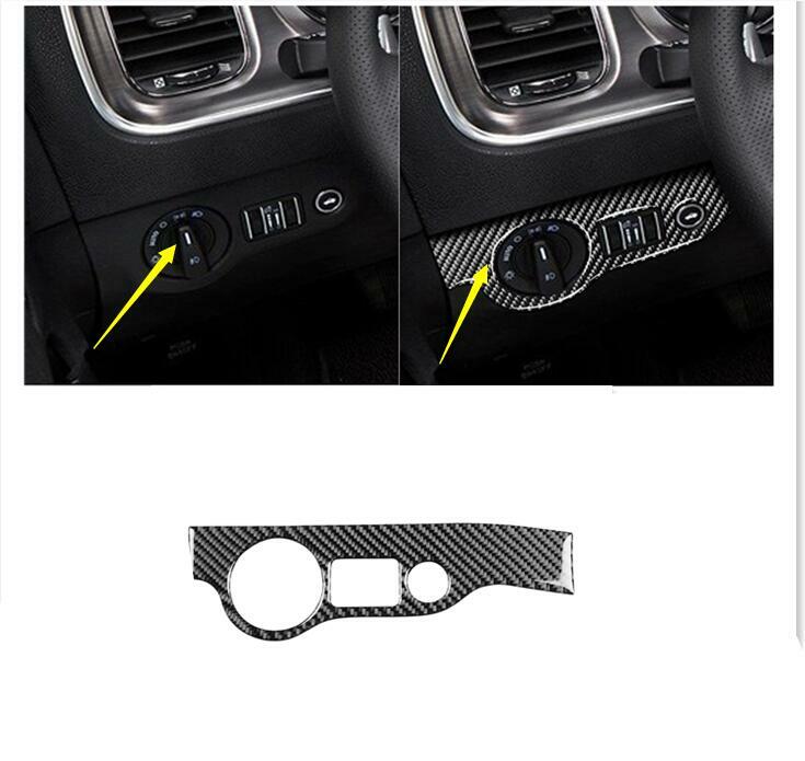 8Pcs Red Carbon Fiber Air Vent Outlet Panel Trim Cover For F150 2004-2008 v