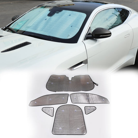Carbon ABS Interior Mirror Base Cover Trim for Corvette C7 2014 - 19 - v