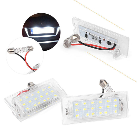 Pair Error LED Number License Plate Lights Fit for BMW X5 E53 X3 E83 03-09 Q