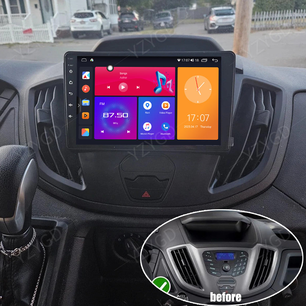 for Ford Transit 150 250 350 2015-2019 Stereo Android Carplay Car Radio GPS Navi
