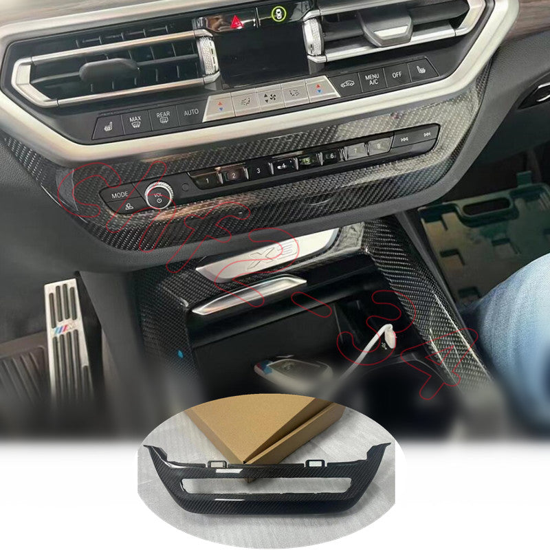 Dry Carbon Center console Volume adjustment Trim For X3 X3M X4 X4M 2023 B n