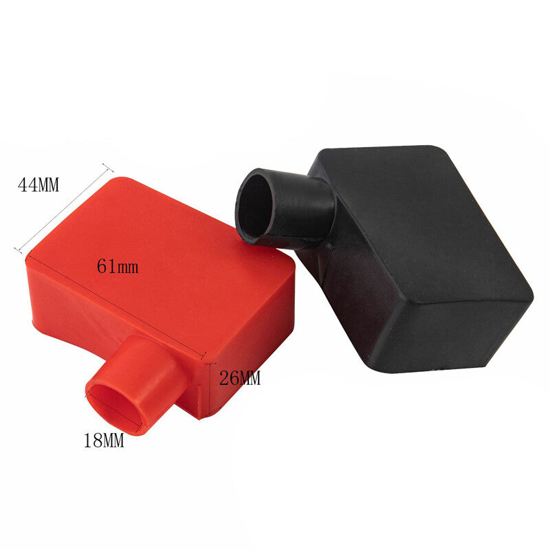 2¡ÁCar Battery Terminal Insulator Wire Connectors Cap Covers Protector Rubber v
