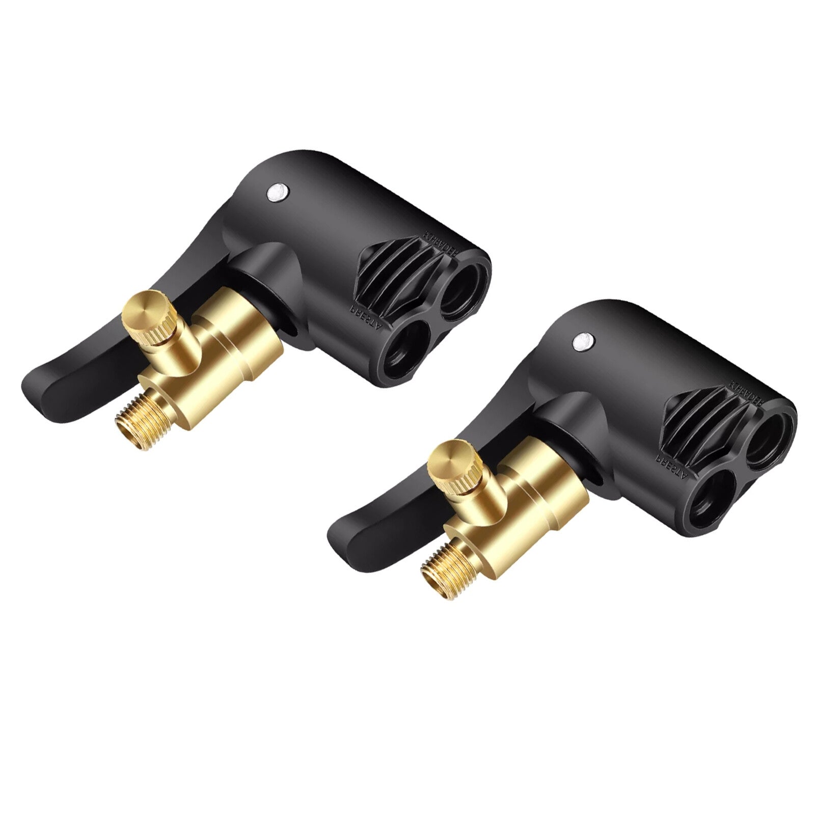 2PCS 2-in-1 Deflateable Air Chuck Accessories Fit For Schrader and Presta Valves