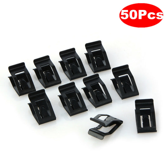 50pc Metal Car Interior Console Panel Dash Dashboard Trim Retainer Fastener Clip