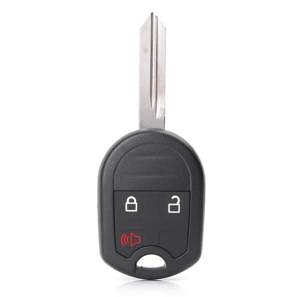 Flip Remote Key Case Fob 3-Button Replacement Fit for Ford for Ford F-150 F-250 F-350