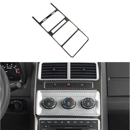 Carbon Fiber Central Console Panel Cover Trim for Dodge Journey 2009-2010 SXT SE