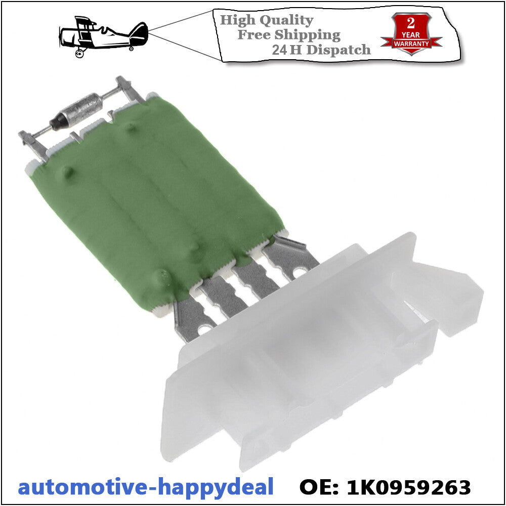 HEATER BLOWER MOTOR FAN RESISTOR for VW / for AUDI / for SKODA / for SEAT MODELS 1K0959263A