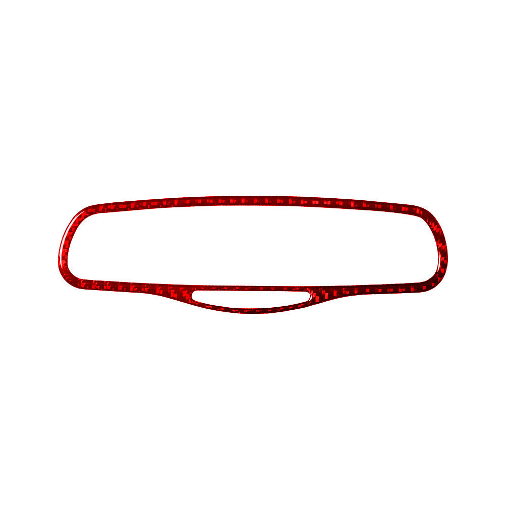 Red Carbon Fiber Interior Rearview Mirror Trim for Lexus RX330 RX350 2004-2009