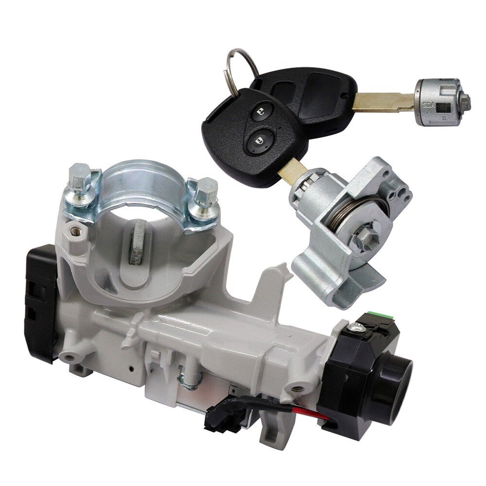 FOR 07-11 CRV IGNITION & DOOR LOCK CYLINDER SWITCH ASSEMBLY SET 2 REMOTE KEY New n