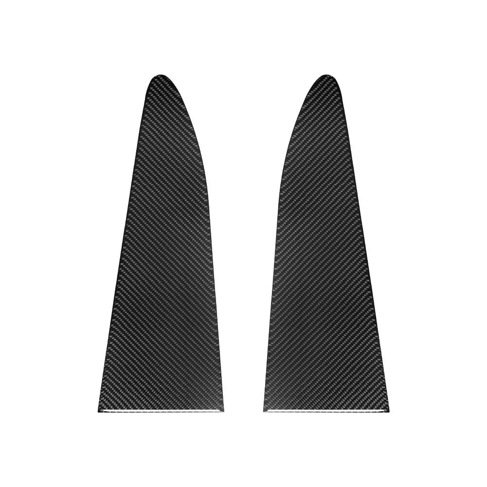 for Audi A4 B9 2017-2019 Carbon Fiber Headlight Clean Panel Cover Trim Sticker v