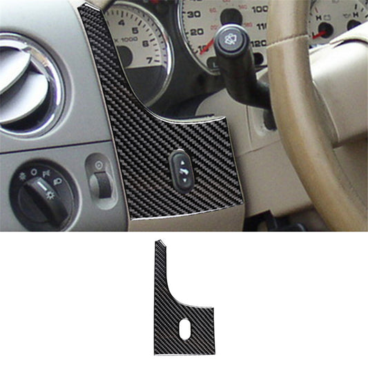 Carbon Fiber Interior Left Of Speedometer Cover Trim for Ford F-150 FX4 2004-08
