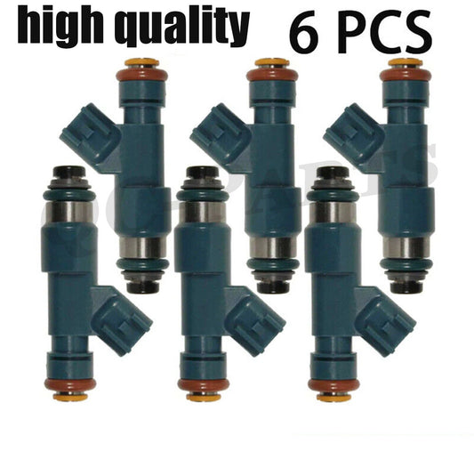 6-piece fuel injector kit for Volvo S80, V70, XC60, XC70, XC90 3.2L L6 (6-piece set, 307775010)