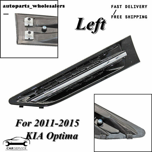for Kia Optima 11-15 877712T000 Front Fender Trim Molding Left Drive Side