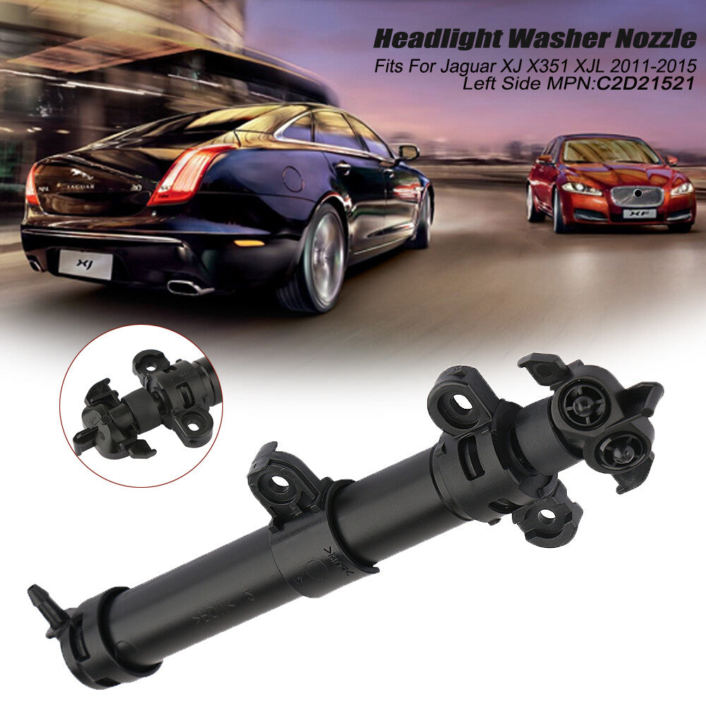 The headlight spray nozzle on the left side is suitable for Jaguar XJ X351 2011-15 C2D21521