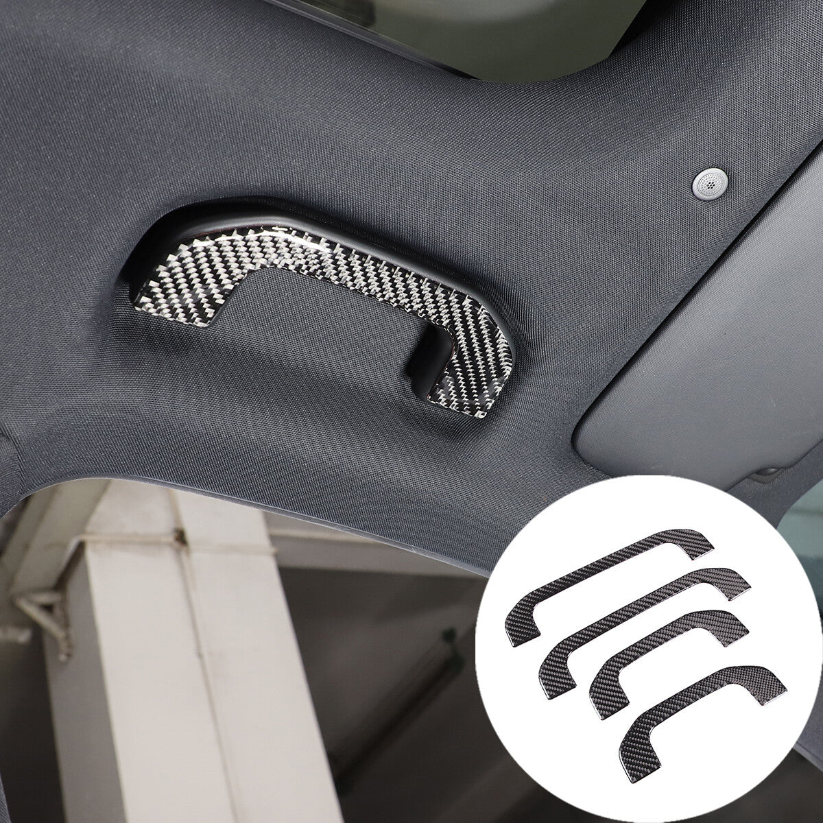 carbon fiber inner door handle grips suitable for C-Class W206 2022- n