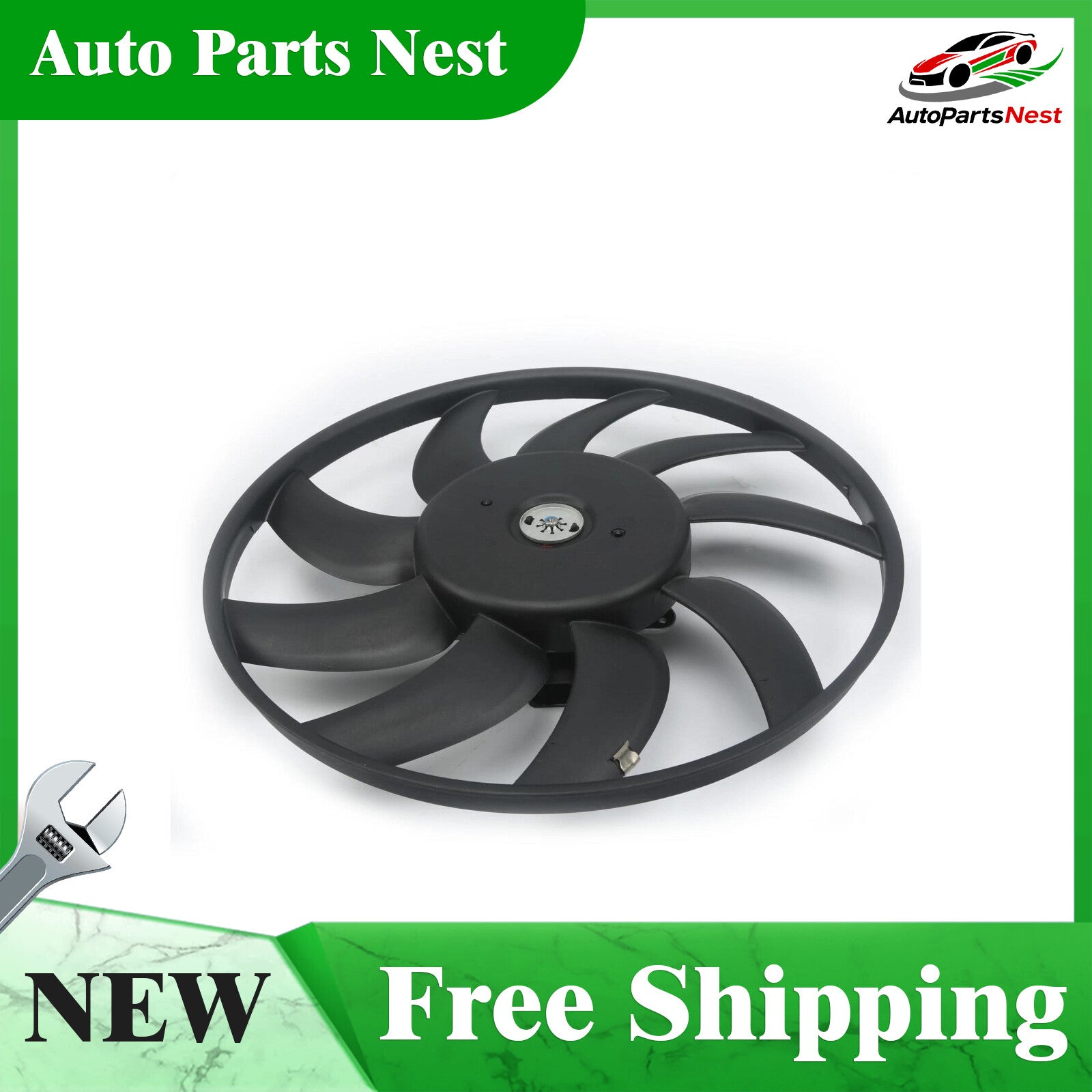 2x Cooling Fan Motor Set Fit for Audi for A4 S4 for A5 Q5 Quattro for Porsche 8K0959455F?/ G Q