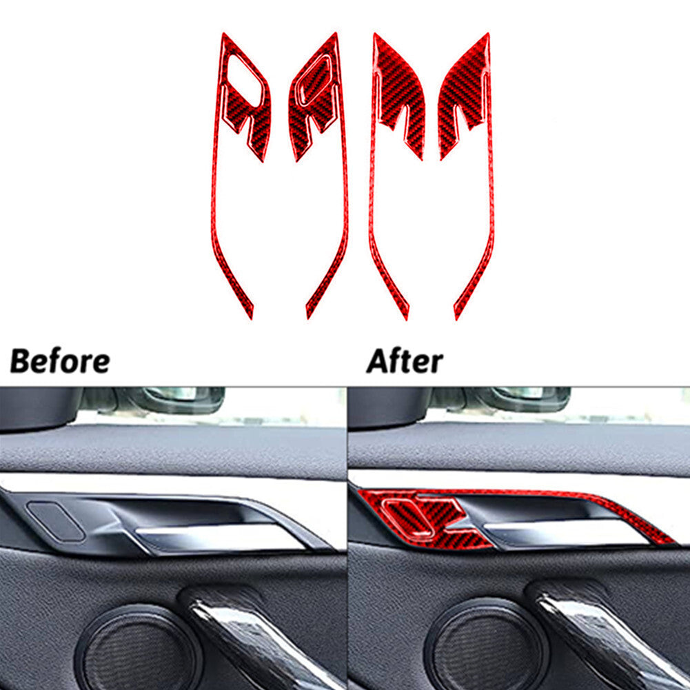 Carbon Fiber 12v Button Outer Frame Trim Cover for Hyundai for Veloster JS 2019-2022 v