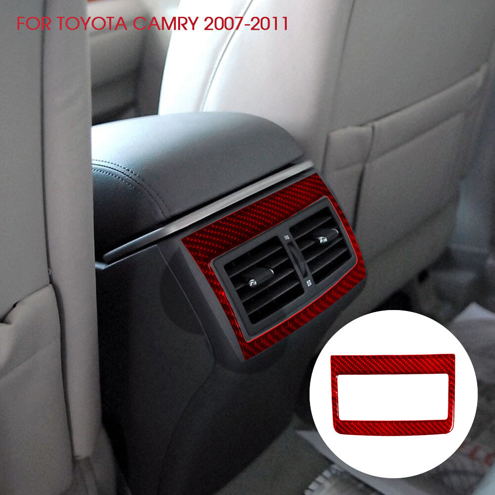 2Pcs Rear Door Window Control Panel Trim Carbon Fiber for Fiat 500L 2014-2017 v