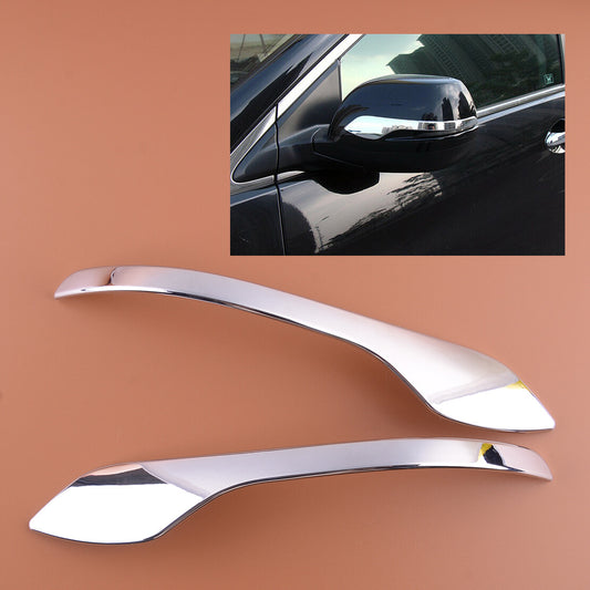 2x Chrome Side Rearview Mirror Stripe Cover Trim Fit for Honda CR-V 2017-2020