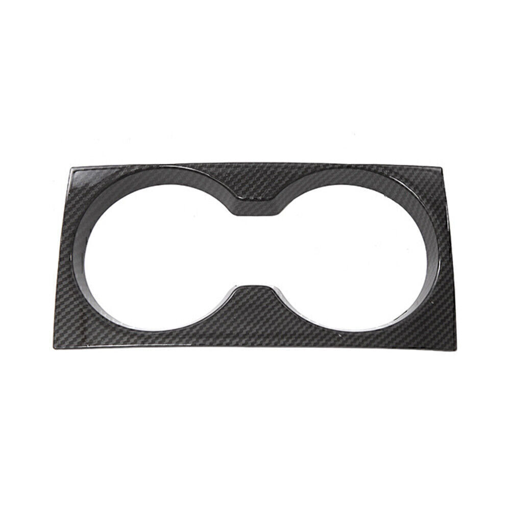 Carbon Fiber Central Console Water Cup Cover Trim for Mazda 3 Axela 2020-2021