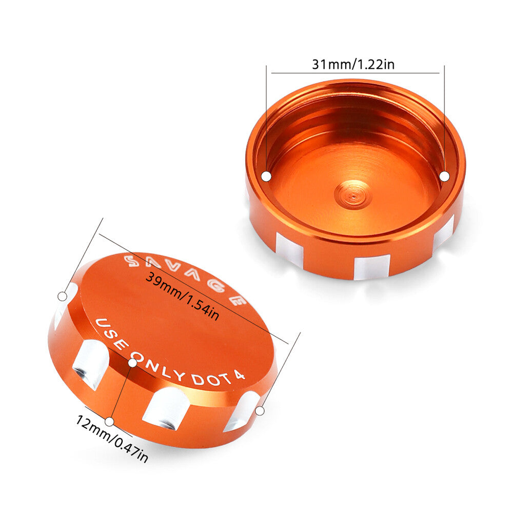 690 Enduro R Rear Brake Fluid Reservoir Cover Cap For 690 SMC-R 2014-2022 2021 Q