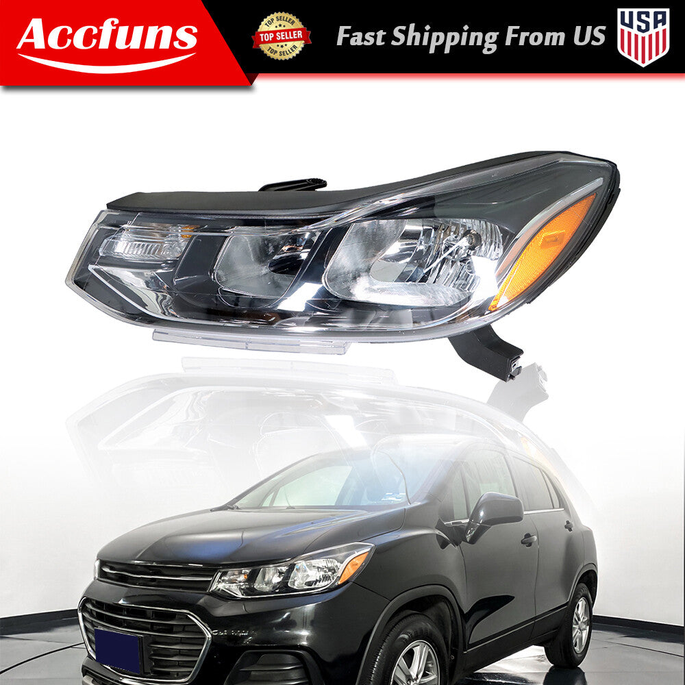 Suitable for Trax 2017 - 2019 headlights with lens, left side transparent lens LH- n
