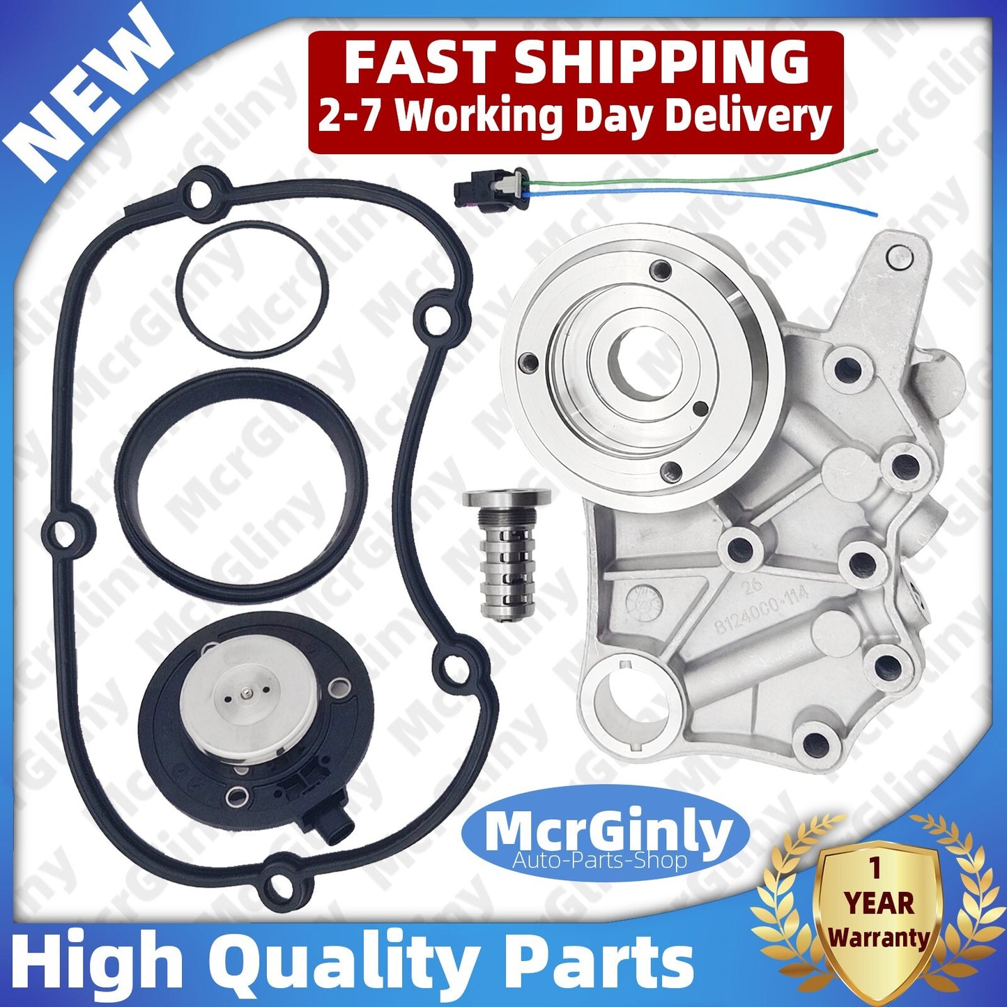 1.8T and 2.0T Camshaft Adjuster Kits are suitable for Eos, Beetle, for Golf , for Jetta CC, for Audi A3, A6, Q5, and TT. n