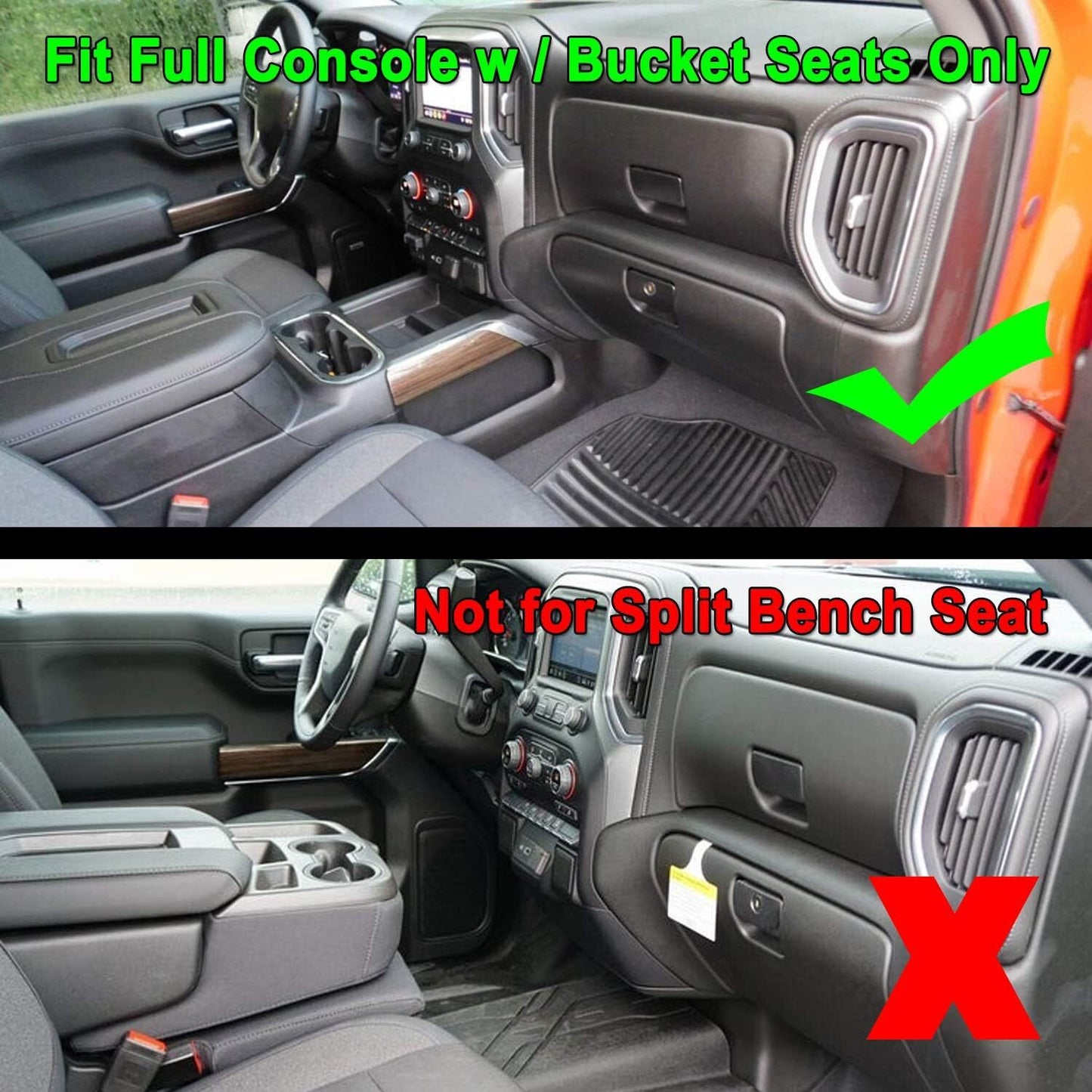 Storage box/organizer for the center console of a 2019-2024 for GMC for Sierra 1500 - n