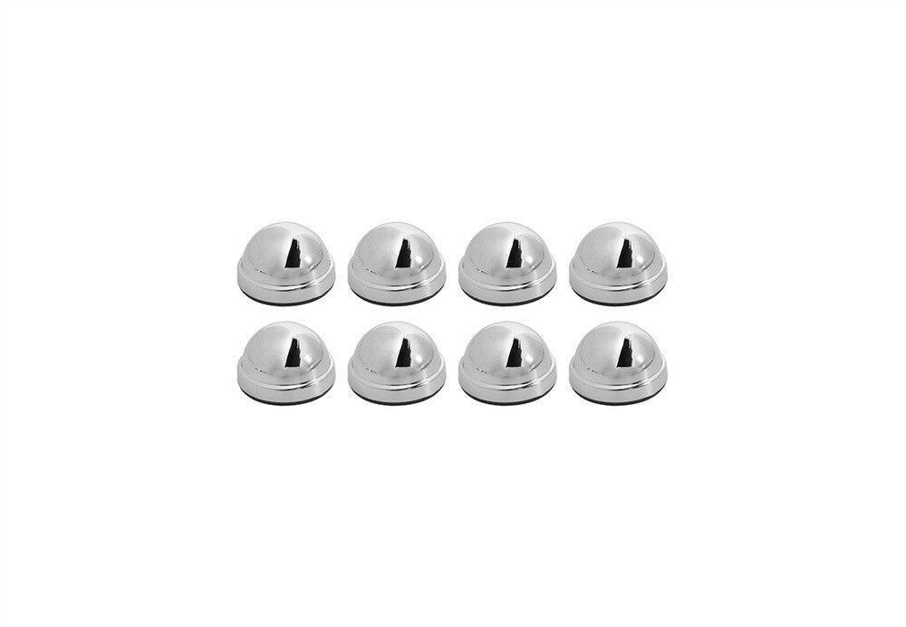 8¡ÁChrome ABS Door Hinge Screw Protection Trim for Jeep for Wrangler JK 2Door 2007-17