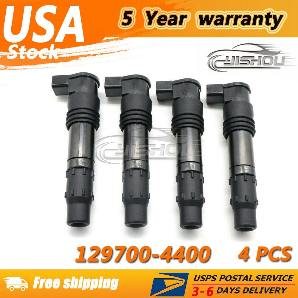 4x Ignition Coil Packs 129700-4400 for SUZUKI GSX1300R GSXR1000 Hayabusa 1300R