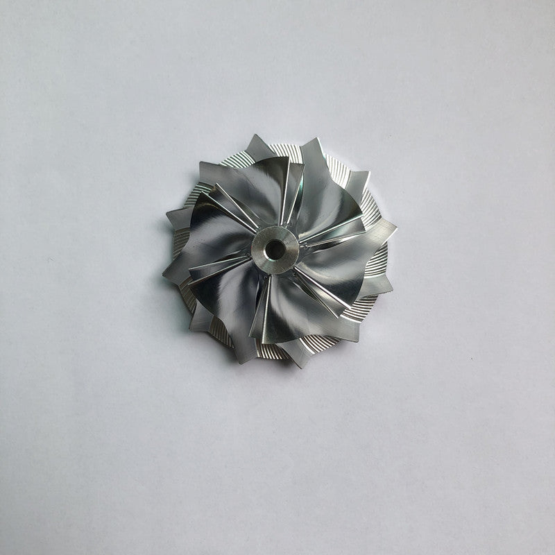 TD03 14T close 39.55/51.00mm 6+6 blades Turbo Billet compressor wheel